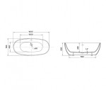 Wellis Oval kád 160X78X58